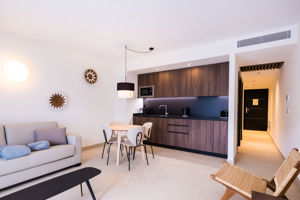 Woonvoorbeeld Penthouse Suite met Prive Terras