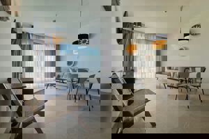 Woonvoorbeeld Penthouse Suite met Prive Terras