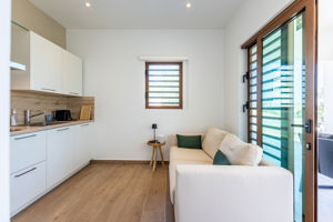 Woonvoorbeeld 2-kamerappartement Corvina met privezwembad