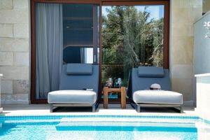 Woonvoorbeeld suite prive zwembad