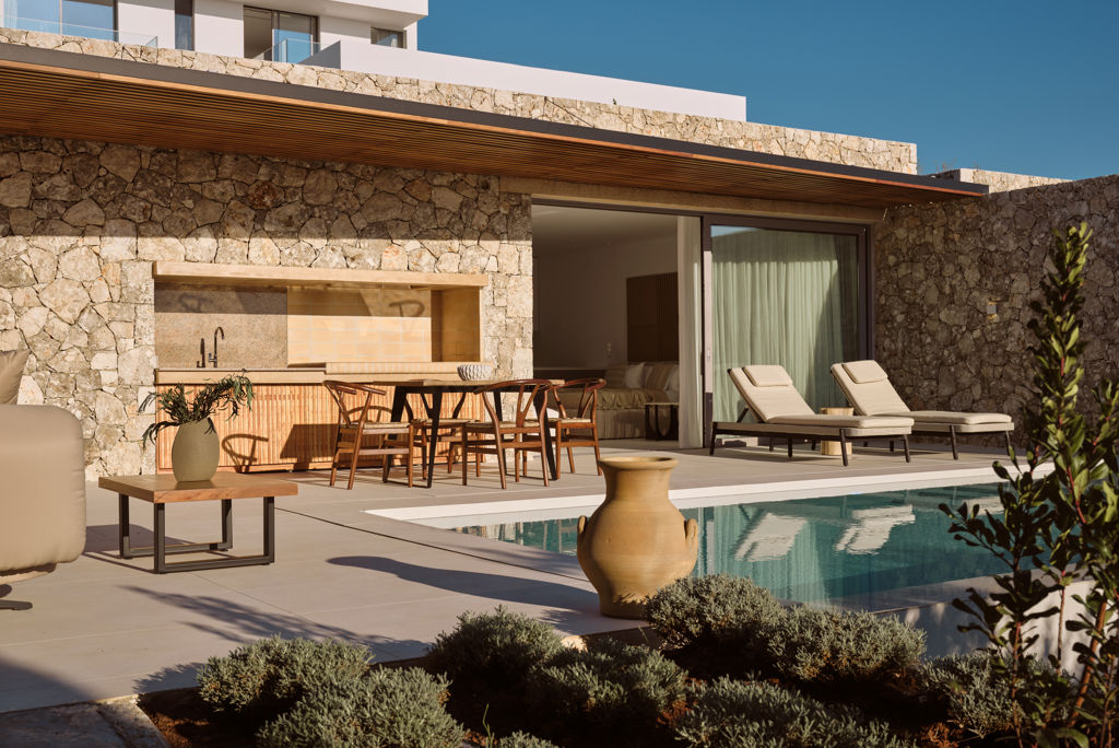 Suite Type 1 met privézwembad, zeezicht - Doci Kelios Suites