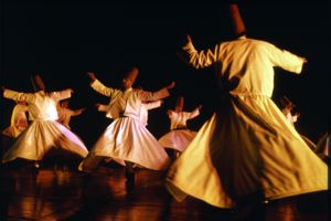 zie de dans van de draaiende derwisjen-facultatief boekbaar