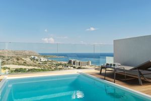 Woonvoorbeeld Exclusive kamer zeezicht met prive zwembad (Exclusive)