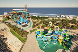 Artist impression waterpark