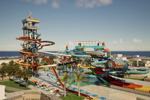 Artist impression waterpark