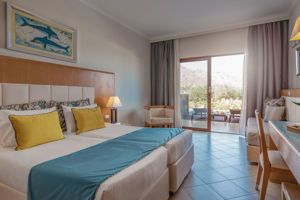 Woonvoorbeeld standaardkamer met prive zwembad