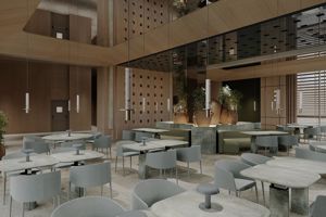 Artist impression restaurant