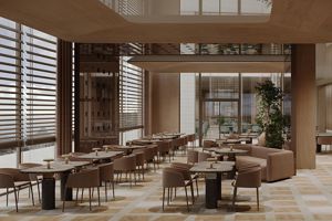 Artist impression restaurant