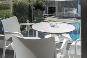 Woonvoorbeeld Junior suite deluxe zwembadzicht