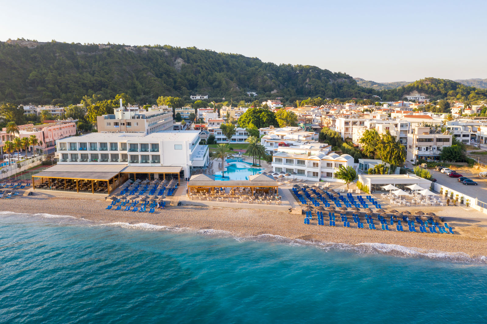 Avra Beach, Rhodos, Griechenland