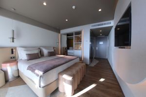 Woonvoorbeeld deluxe kamer zeezicht