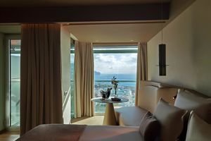 Woonvoorbeeld deluxe kamer zeezicht