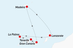 Cruise Canarische Eilanden & Madeira