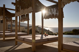 Woonvoorbeeld 2-persoonskamer swimup casa sunset view