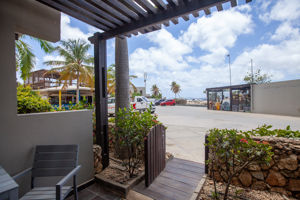 Woonvoorbeeld studio met terras