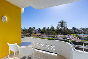 Woonvoorbeeld standaardkamer met uitzicht