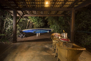 Woonvoorbeeld bungalow met privézwembad