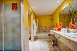 Woonvoorbeeld suite met zeezicht