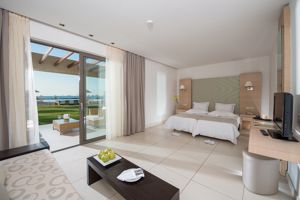 Woonvoorbeeld suite met één slaapkamer