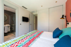 Woonvoorbeeld duplex vakantiewoning 2 slaapkamers (2 badkamers)