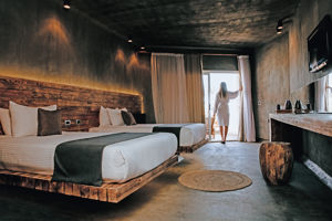 Woonvoorbeeld deluxekamer zeezicht