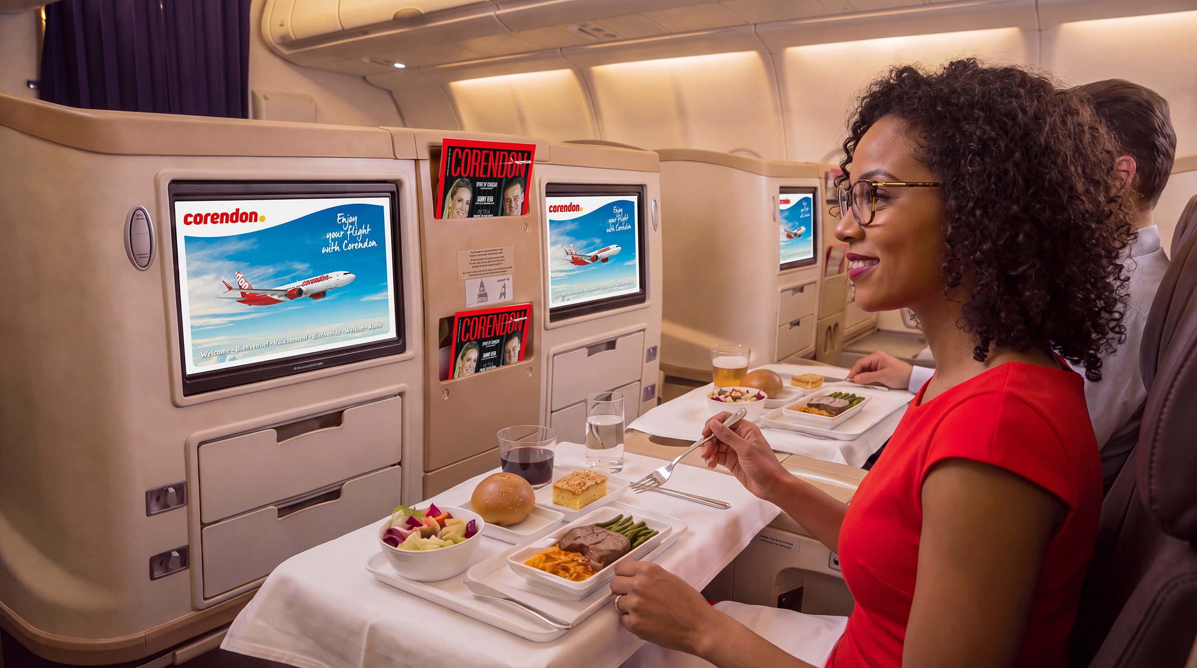 Diner in Corendon Business Class