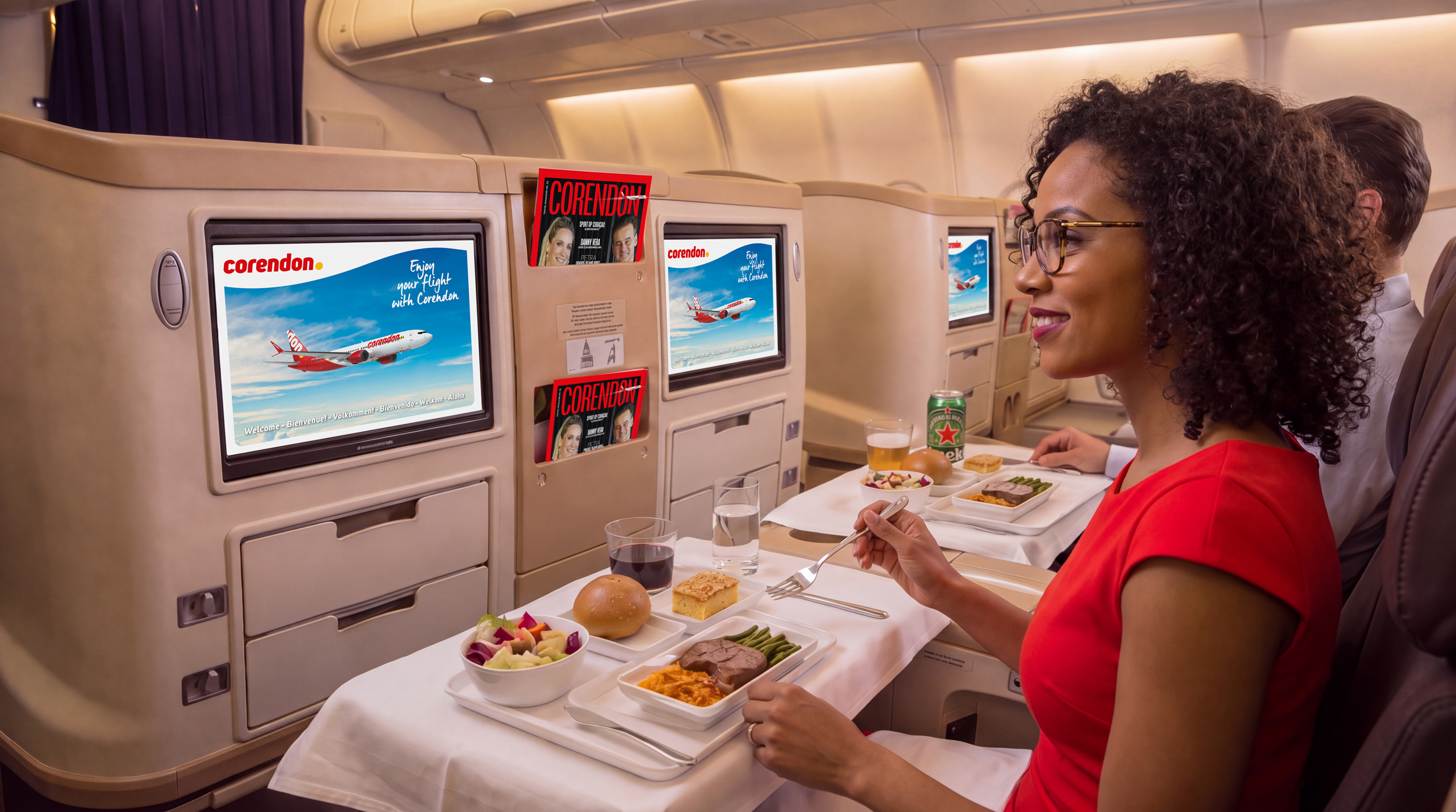 Diner in Corendon Business Class