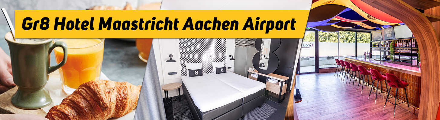 Sleep & Fly bij Gr8 Hotel Maastricht Aachen Airport