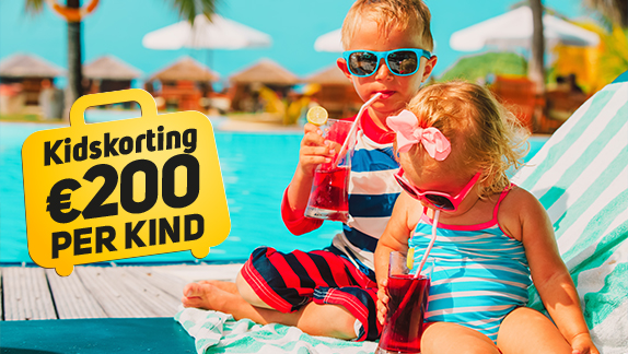 Kidskorting - voordelig met de kids op vakantie!