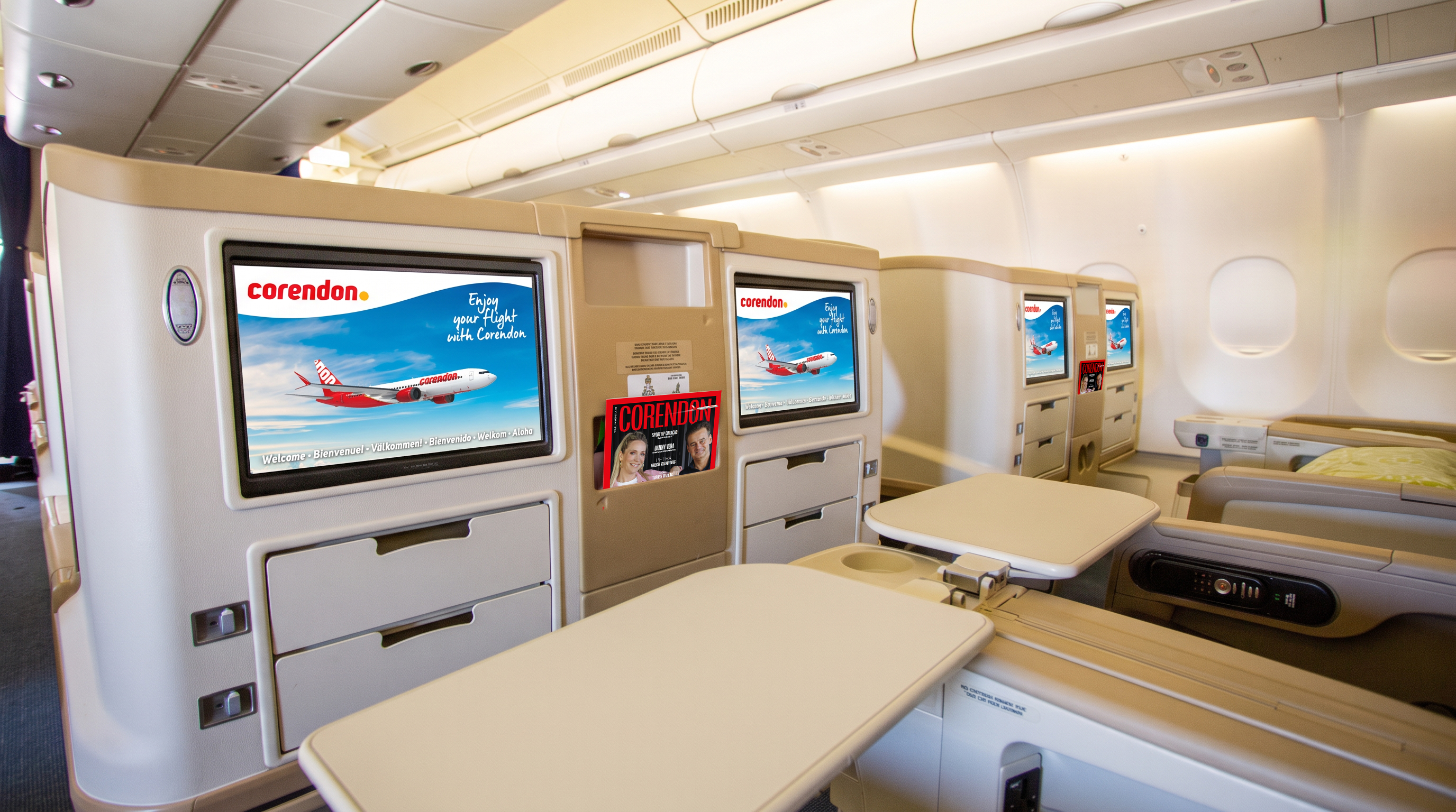Business Class-stoel met extra comfort